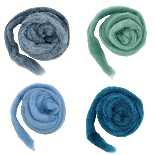 Corriedale wool sliver - wool,