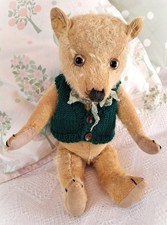 Lovely 15" gold mohair 1920s