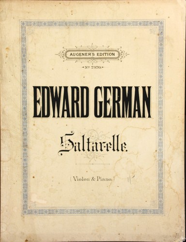 Edward german saltarelle for - edward,