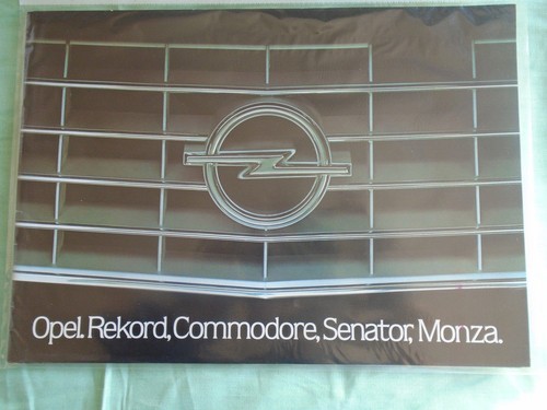Opel range brochure nov 1981 - opel,
