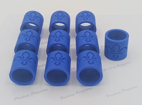 Dark blue scout woggle - blue,