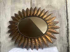 Vintage sunburst mirror - vintage,