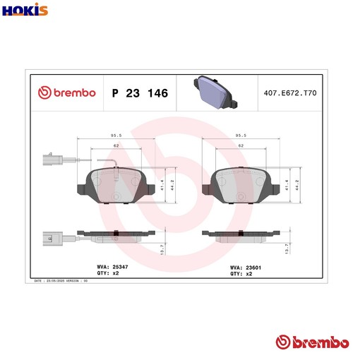 Brake pad set disc - pad,