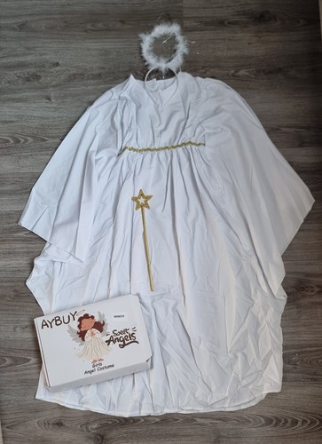 Girls angel costume white - angel,
