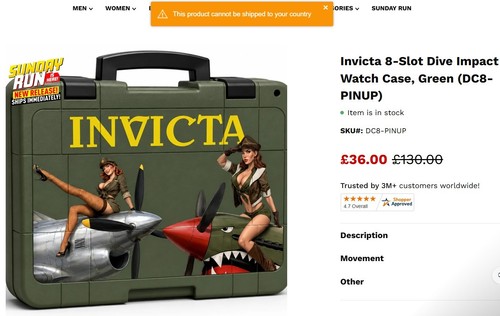 Invicta dc8 pinup - invicta, watch