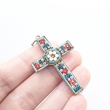 Antique Micromosaic Cross