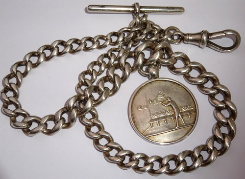 Antique solid silver - , pocket
