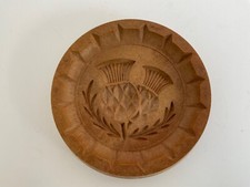Scottish Double Thistle Shortbread Mould 19cm Melamine Vintage Bakeware