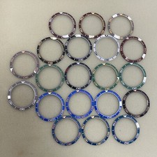 Ceramic Bezel Sloped Watch Bezel Insert 38MM*30.5mm For 40mm SUB Watch Case