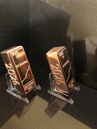 Bullion copper bars - bars, kb