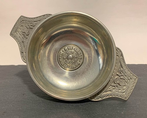 Scottish quaich slainte mhath - scottish,