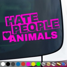 Hate People Sticker Love