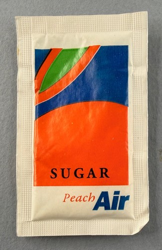 Peach air sugar packet - sugar,