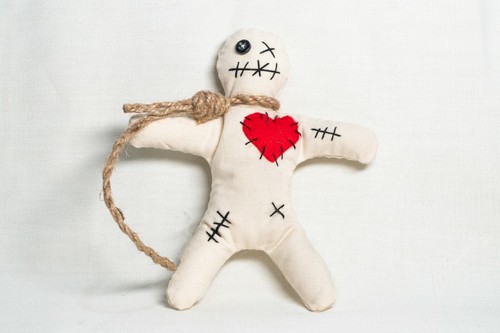 Voodoo doll and pins - voodoo,
