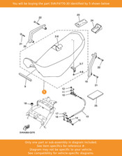 YAMAHA Semi-double Seat Assy