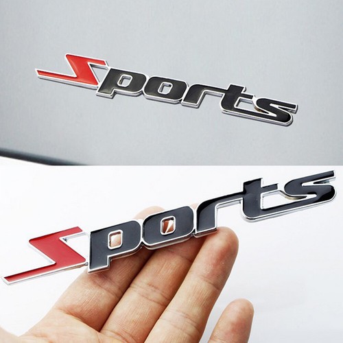 1pc sports car emblem - 1pc, 3d