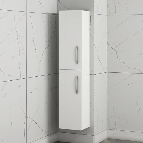 Tall bathroom cabinet storage - bathroom,