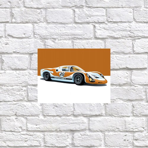 Classic porsche race car - porsche,