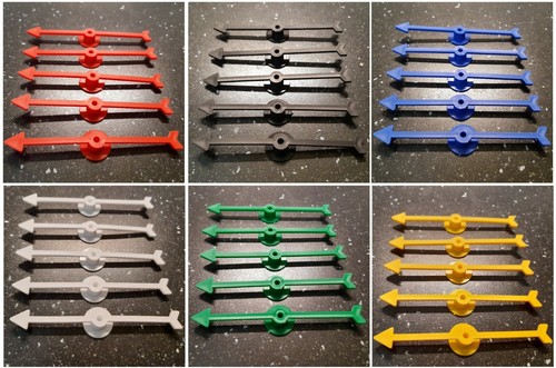100mm plastic arrow spinner - 100mm,