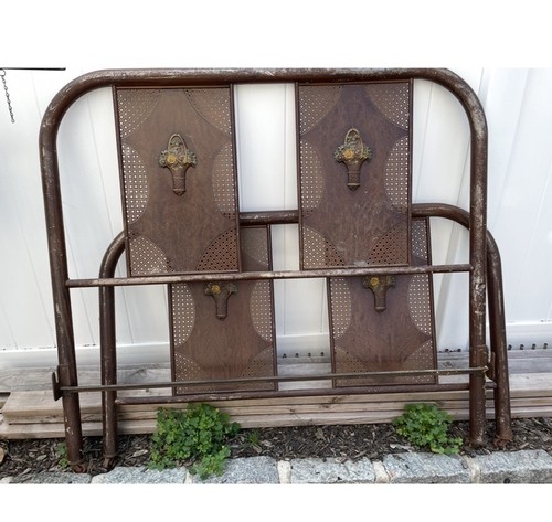 Antique finish brown metal - antique,