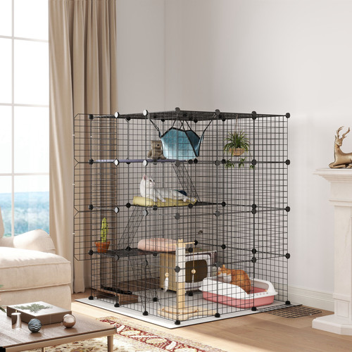 Pawhut diy tier cat cage - 4,