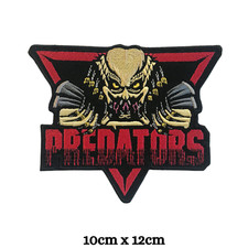 Alien vs Predators Badge Iron on Sew on Embroidered Patch
