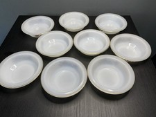 VINTAGE PHOENIX GLASS WARE DESSERT/SOUP BOWLS/DISH  SET BUNDLE  AUTUMN FRUITS