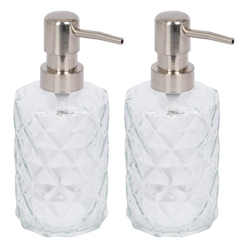 Prism glass soap dispenser - glass,