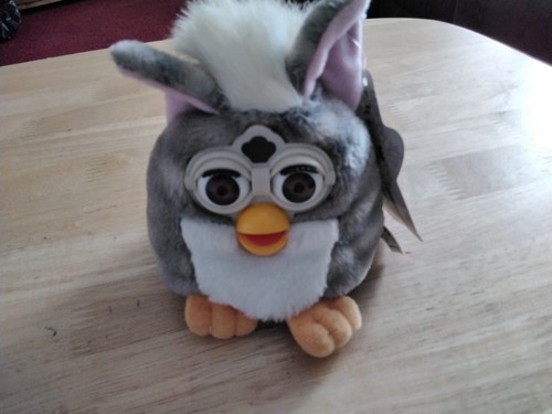 Tiger plush 1999 furby beanie - tiger,