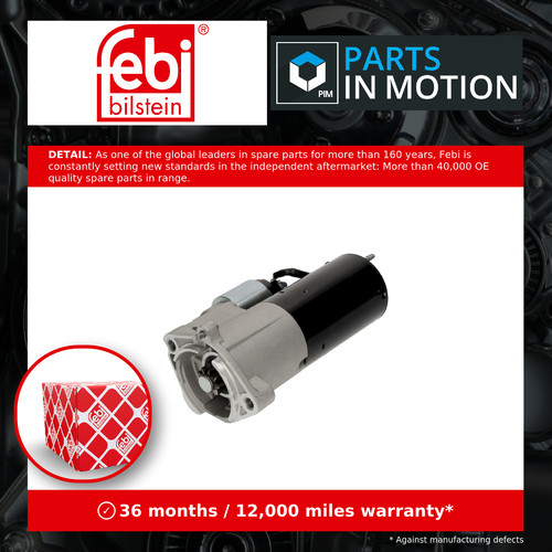 Starter motor fits - motor,