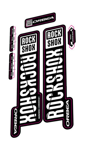 Rockshox orbea fork decal - rockshox,