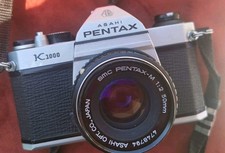  Pentax K1000 35mm SLR Film Camera + SMC 50mm f/2 Lens. Fully Working. Great. 