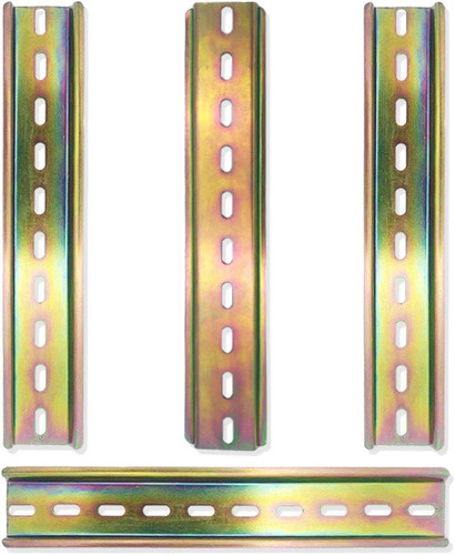 Pieces rail din - 4, slotted