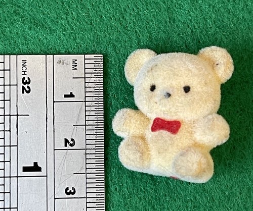 Vintage miniature hard - hard, teddy