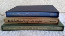 Folio Society Book : A Short History & 1066 and All That & Travels With A Donkey