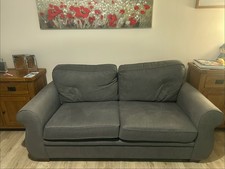Grey 3 Seater Sofa - Good