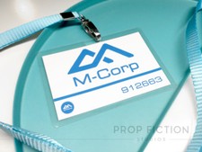 Cosplay Display Prop - M-Corp Lanyard ID Badge / Cosplay ID Card