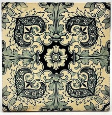 ANTIQUE FIREPLACE TILE