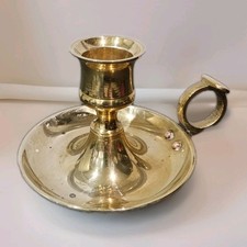 Brass Chamberstick Vintage