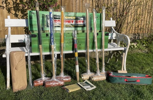 Jaques croquet set - croquet, deluxe