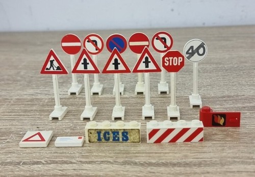 Lego vintage road signs joblot - lego,