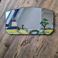 Vintage Hand Painted Mirror