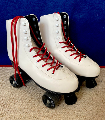 Womens white quad roller - white,