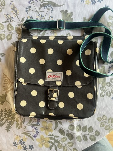 Cath kidston navy cream - cream, polka