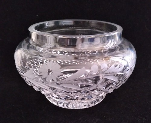 Edinburgh crystal glass rose - glass,