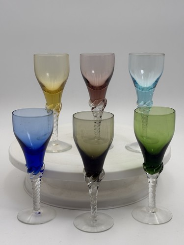 Vintage coloured glass - 6, x