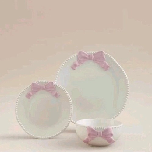 Shabby chic bow dinner - shabby,