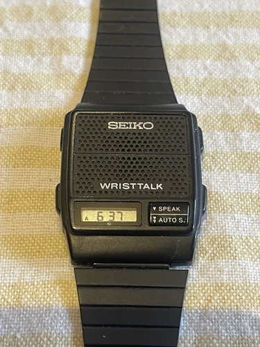 Seiko wrist talk watch vintage - seiko,