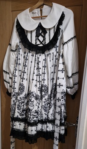 Lolita ruffle cosplay dress - lolita,