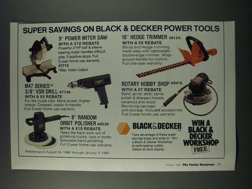 1986 black decker power - 1986,